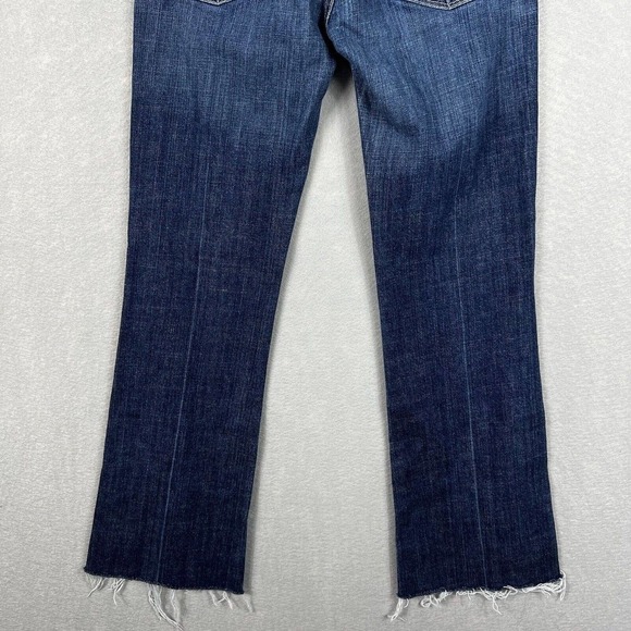 Citizen of Humanity Jeans Size 28 Kelly Low Waist Bootcut Raw Hem 28" In - Picture 8 of 11